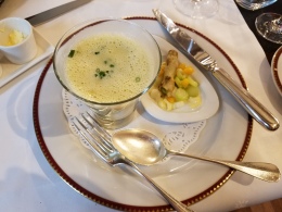 Lucerne Wilden Mann Swiss Restaurant - Creamy Asparagus Soup